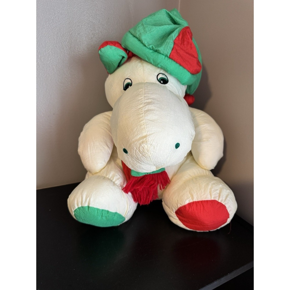Chrisha Playful Plush‎ Reindeer Christmas Plush Stuffed Animal Vintage 1980s
